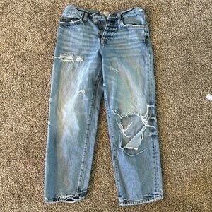 Free People tapered baggy boyfriend jeans